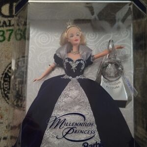 Barbie Millennium Princess Doll - Blue and Silver